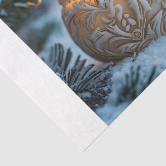 kerstkaarde tissuepapier (Detail)