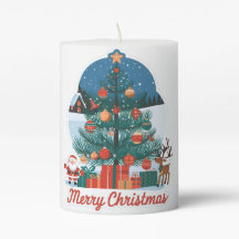 Kerstkaars: feestelijk nieuw model