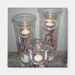Kerstkaars Licht Magneet
