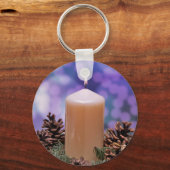 kerstkaars sleutelhanger (Voorkant)