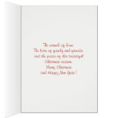 Kerstkaars, sneeuwvlokken, groene kerst (Binnen (Rechts))