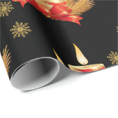 kerstkaarsen cadeaupapier (Rol Hoek)