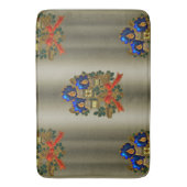 kerstkaarsen en geschreeuw badmat (Voorkant Verticaal)