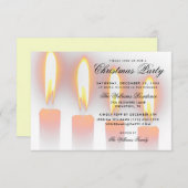 kerstkaarsen kaart (Voorkant / Achterkant)