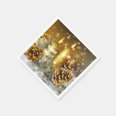 Kerstkaarsen Papieren servetten (Hoek)