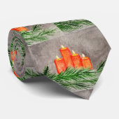kerstkaarsen stropdas (Opgerold)