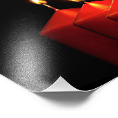 kerstkaarsje Advent Wreath Foto Afdruk (Hoek)