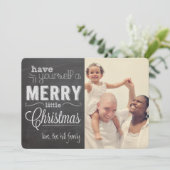 kerstkaart (Staand voorkant)