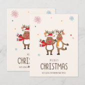 Kerstkaart (Voorkant / Achterkant)