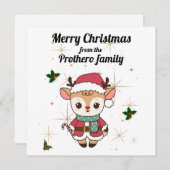 kerstkaart (Voorkant / Achterkant)