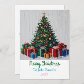 kerstkaart (Voorkant / Achterkant)