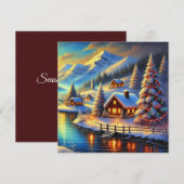 Kerstkaart (Voorkant / Achterkant)