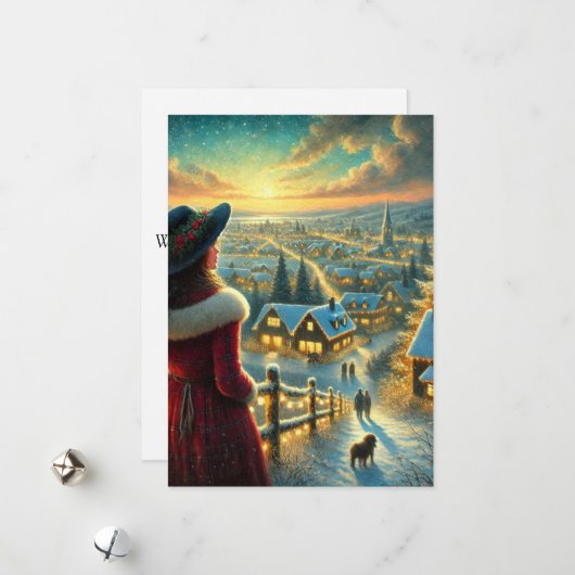 Kerstkaart (Voorkant / Achterkant in situ)