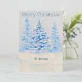 kerstkaart (Staand voorkant)