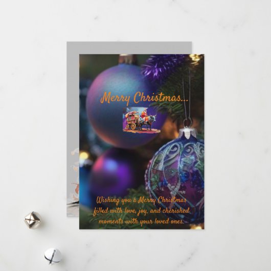 kerstkaart (Voorkant / Achterkant in situ)