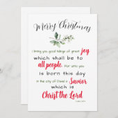 kerstkaart (Voorkant / Achterkant)