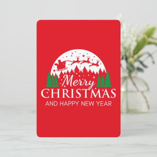 Kerstkaart (Staand voorkant)