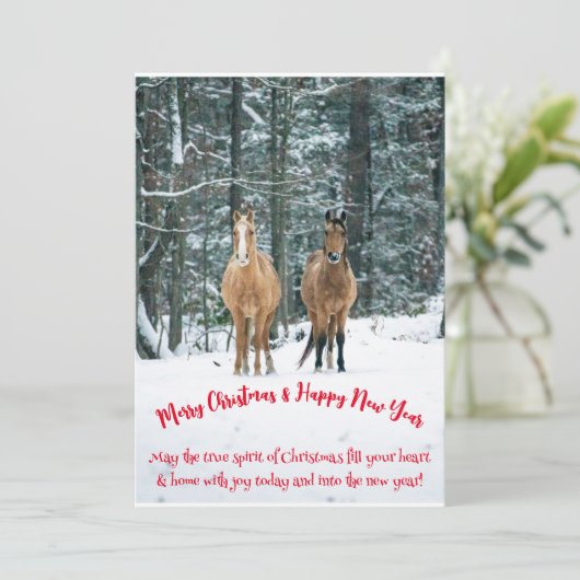 kerstkaart (Staand voorkant)