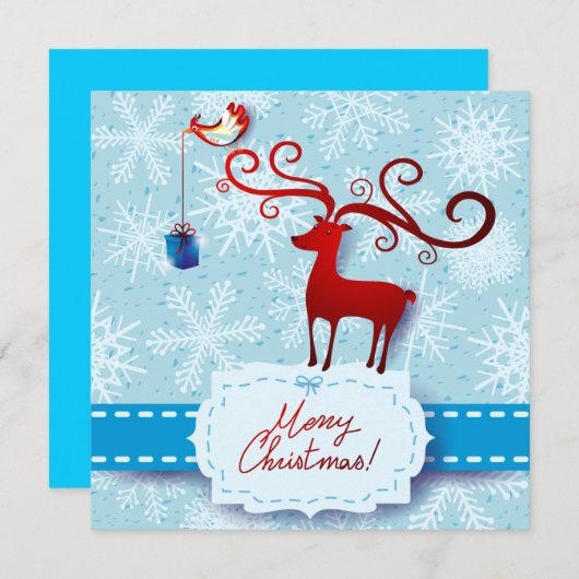 kerstkaart (Voorkant / Achterkant)