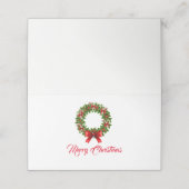 Kerstkaart (Buitenkant ongevouwen)