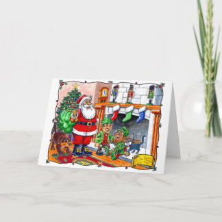 Kerstkaart # 11 feestdagen kaart
