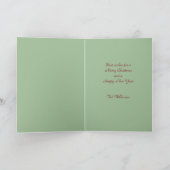 Kerstkaart 2024 feestdagen kaart (Binnen)