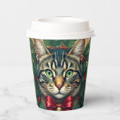 Kerstkaart 2024 papieren bekers (Achterkant)