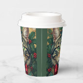 Kerstkaart 2024 papieren bekers (Rechts)