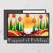 Kerstkaart 4.5 X 6.25 plat (Voorkant / Achterkant)