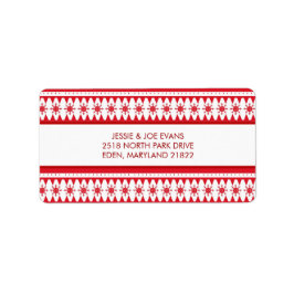 kerstKaart Adresetiketten Etiket