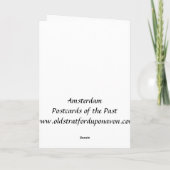 Kerstkaart - Amsterdam Feestdagen Kaart (Achterkant)