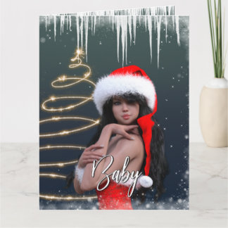 Kerstkaart 'Baby It's Cold Outside' (SF 8.5x11) Kaart