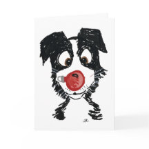 Kerstkaart Bauble Pup