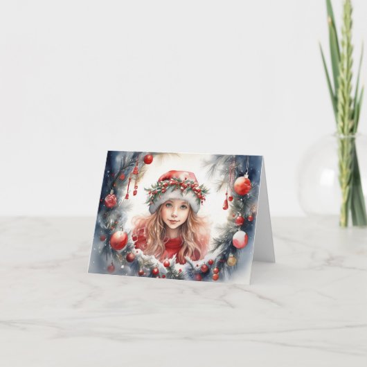 kerstkaart bedankkaart (Voorkant)