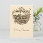 kerstkaart bedankkaart (Staand voorkant)