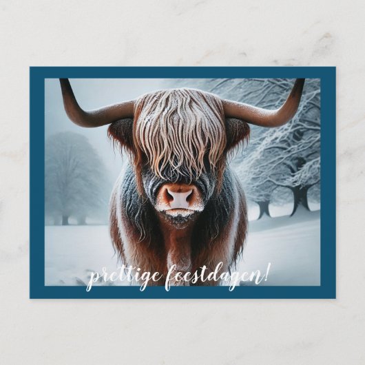 kerstkaart briefkaart (Voorkant)