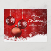 kerstkaart briefkaart (Voorkant)