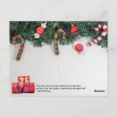 kerstkaart briefkaart (Achterkant)