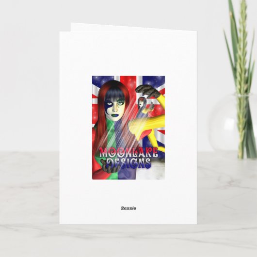 Kerstkaart, Broeder Kerstmis, Sneeuwman op de Feestdagen Kaart (Achterkant)