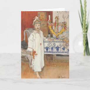Kerstkaart - Carl Larsson Feestdagen Kaart