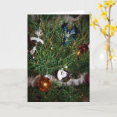 Kerstkaart “Christmas Knight” Kaart (Gele Bloem)