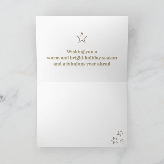 kerstKaart "Cowboy" Feestdagen Kaart (Binnen)