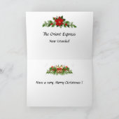 kerstKaart - De Orient Express Feestdagen Kaart (Binnen)