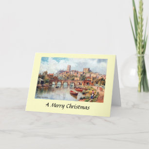 Kerstkaart - Durham, Engeland Feestdagen Kaart