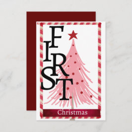 kerstkaart eerste kerstkerkerst