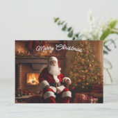 Kerstkaart – Elegant & Festief (Staand voorkant)
