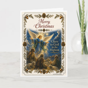 Kerstkaart - Engelenboodschap Kaart