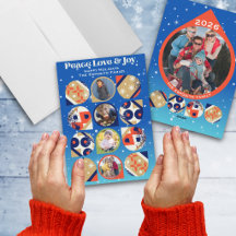 Kerstkaart Extra Grote Ornamenten