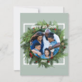 Kerstkaart Familie Aangepaste Sjabloon (Voorkant)