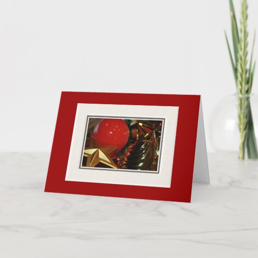 kerstkaart feestdagen kaart (Voorkant)